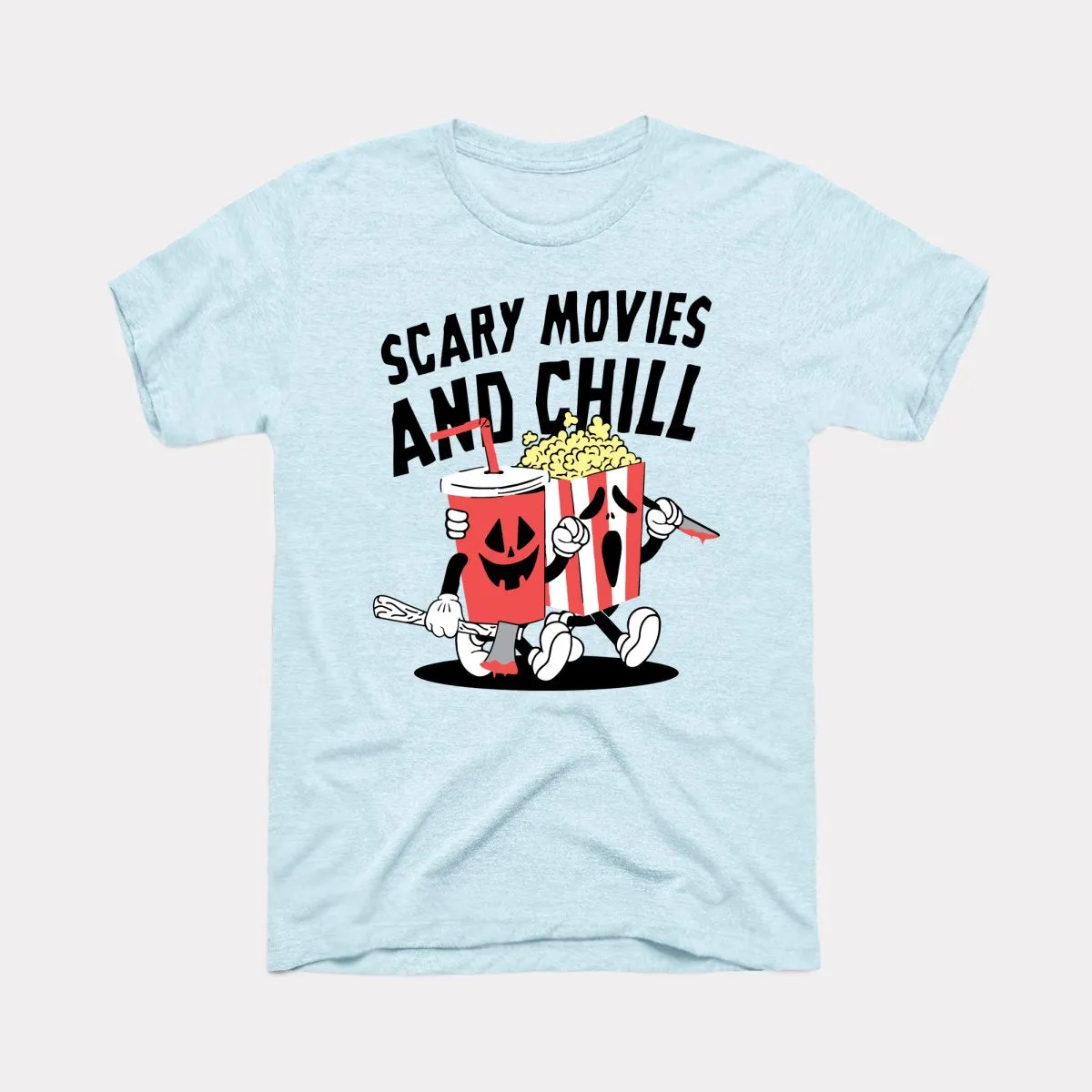 Scary Movies And Chill Adult Unisex Tee
