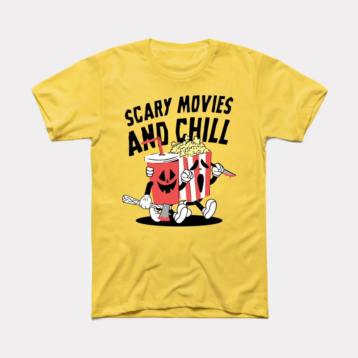 Scary Movies And Chill Adult Unisex Tee