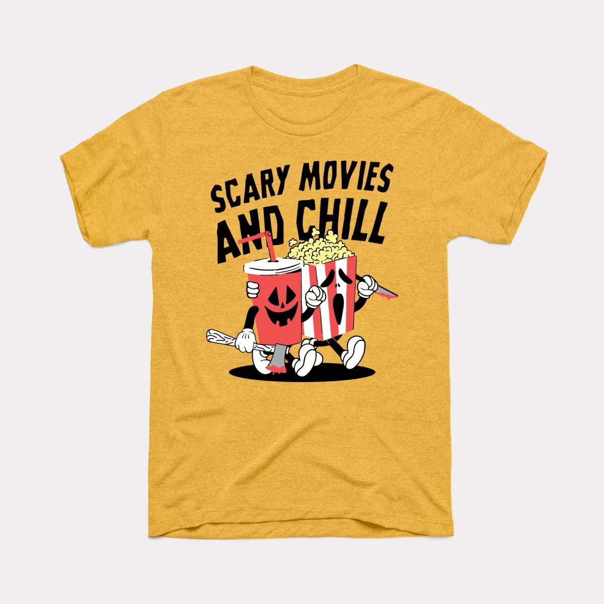 Scary Movies And Chill Adult Unisex Tee