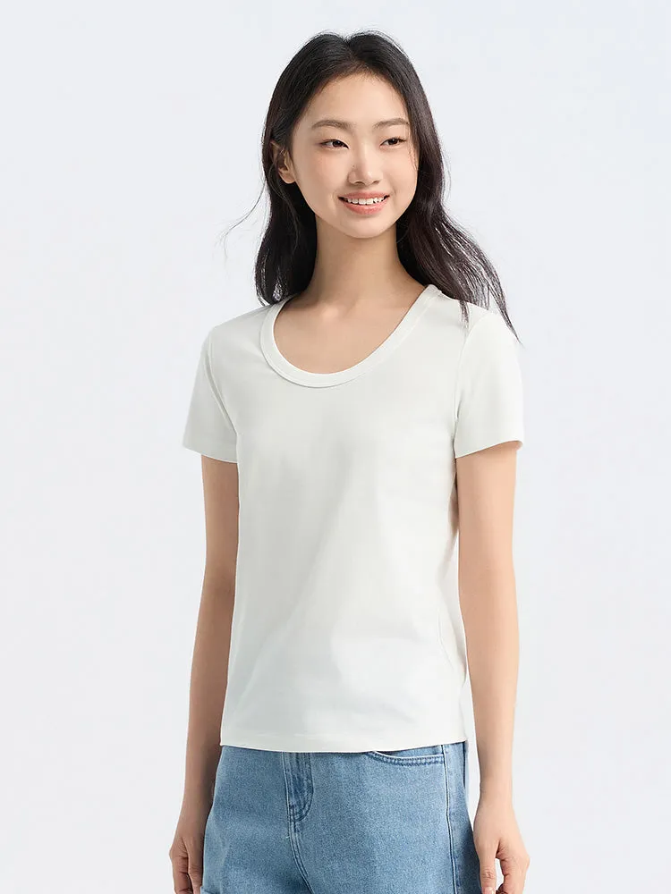 Semir Woman Slim Fit Other Short Sleeve T-shirts