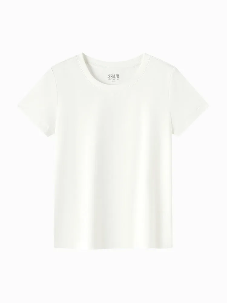 Semir Woman Slim Fit Other Short Sleeve T-shirts