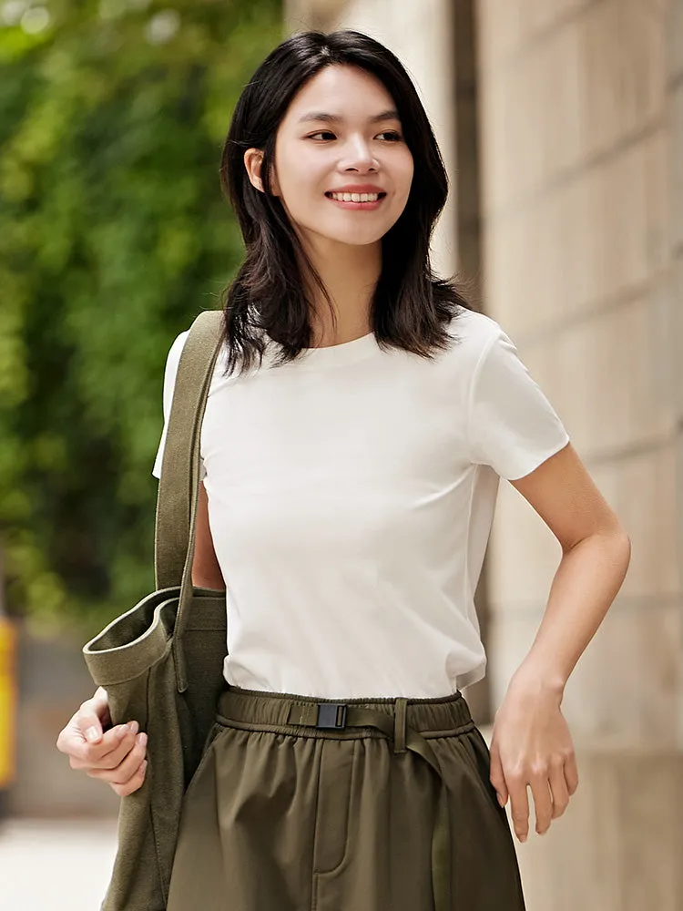 Semir Woman Slim Fit Other Short Sleeve T-shirts