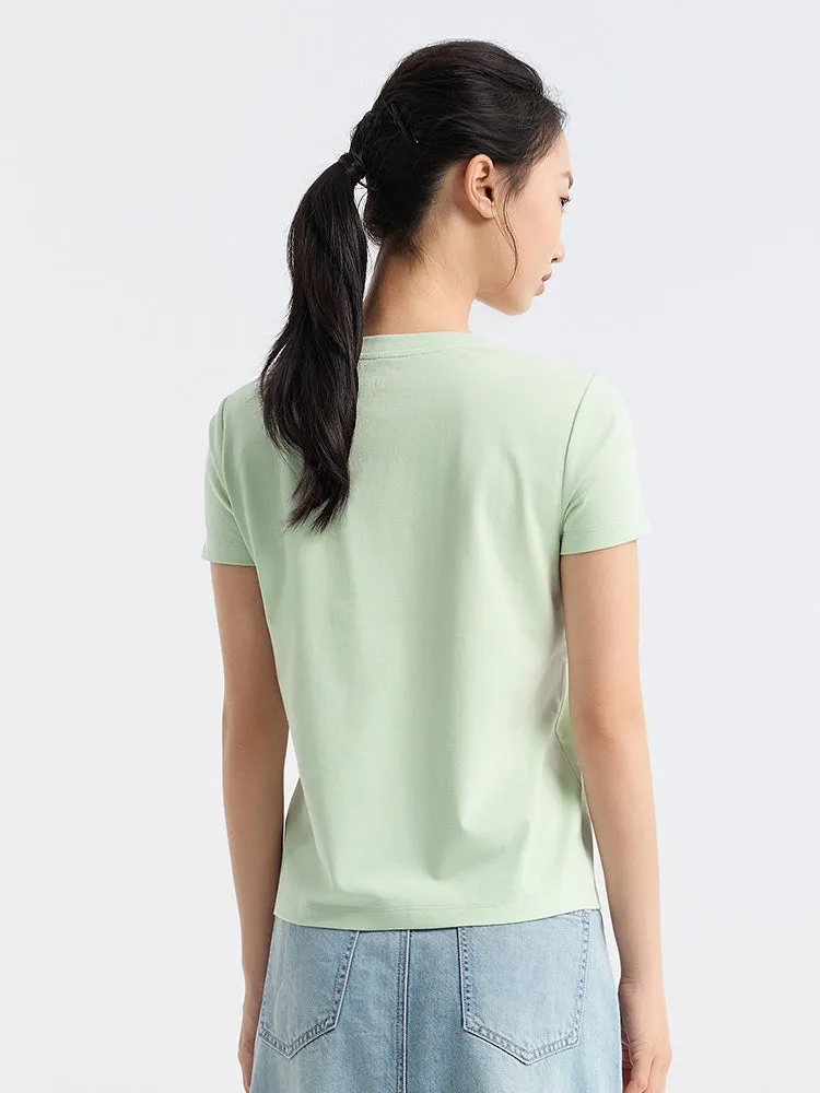 Semir Woman Slim Fit Other Short Sleeve T-shirts