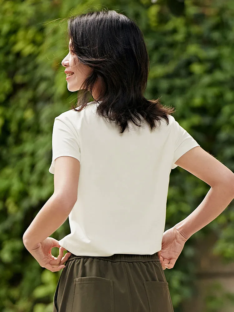 Semir Woman Slim Fit Other Short Sleeve T-shirts