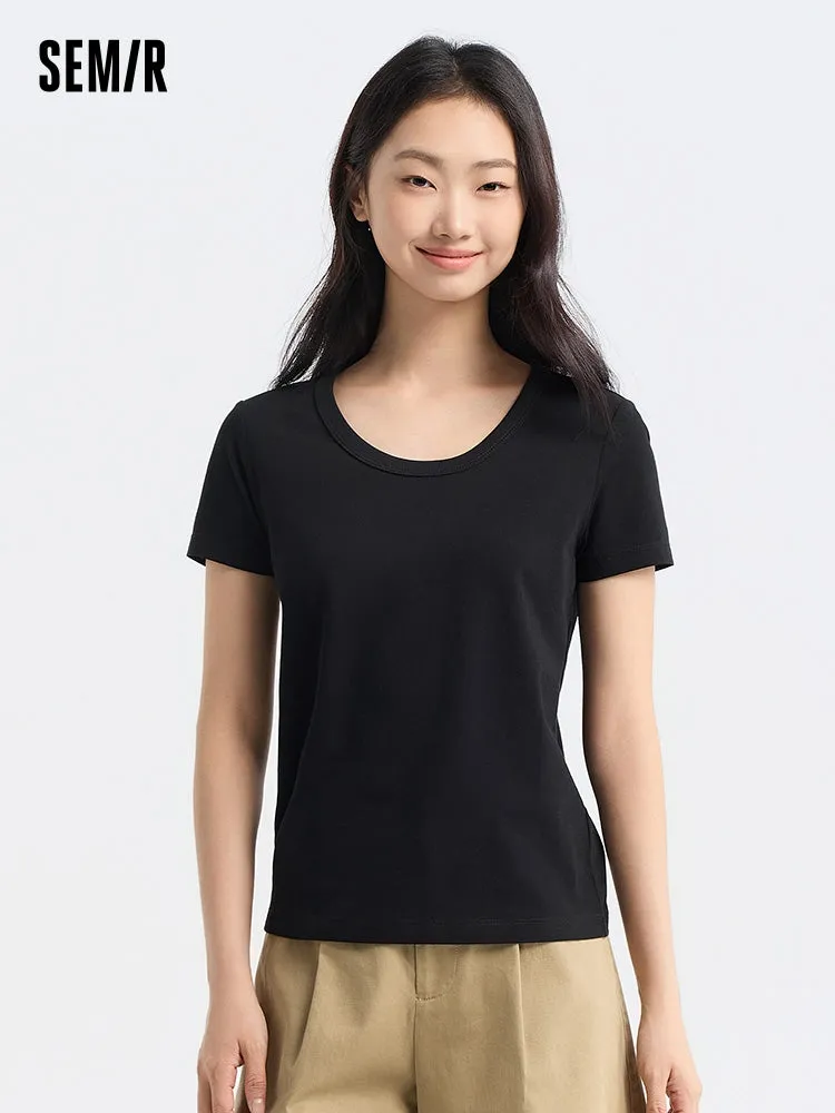 Semir Woman Slim Fit Other Short Sleeve T-shirts