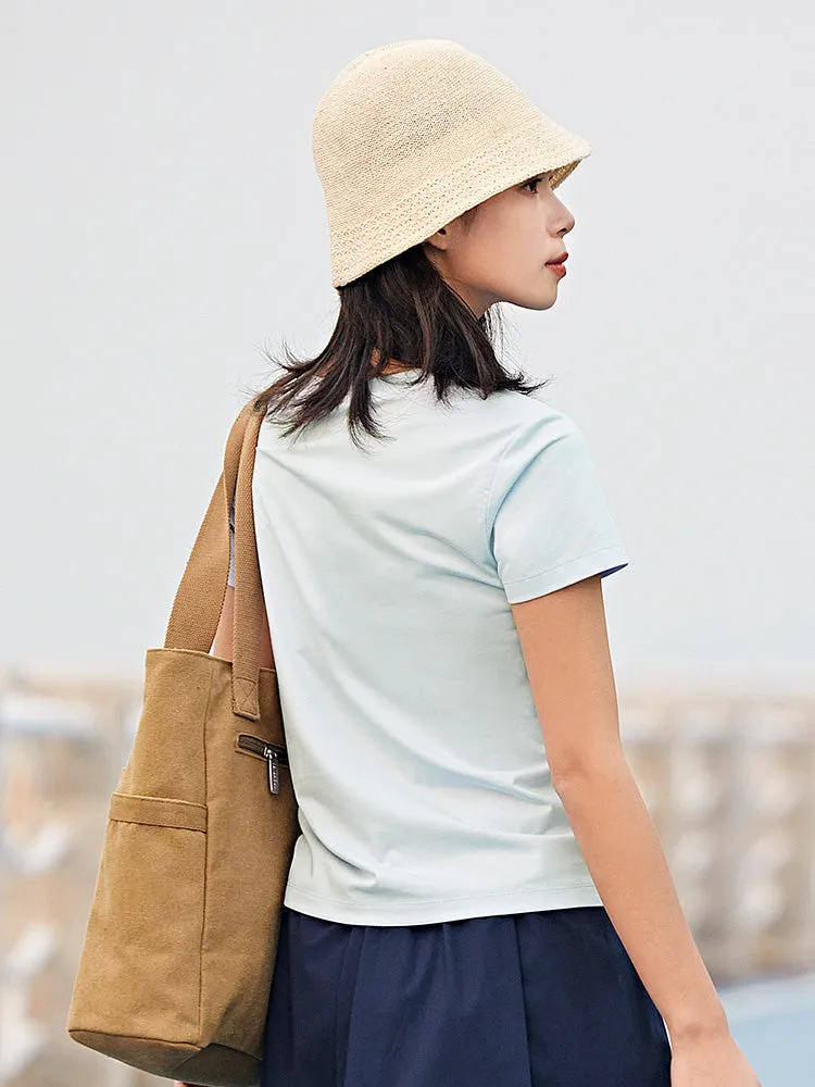 Semir Woman Slim Fit Other Short Sleeve T-shirts