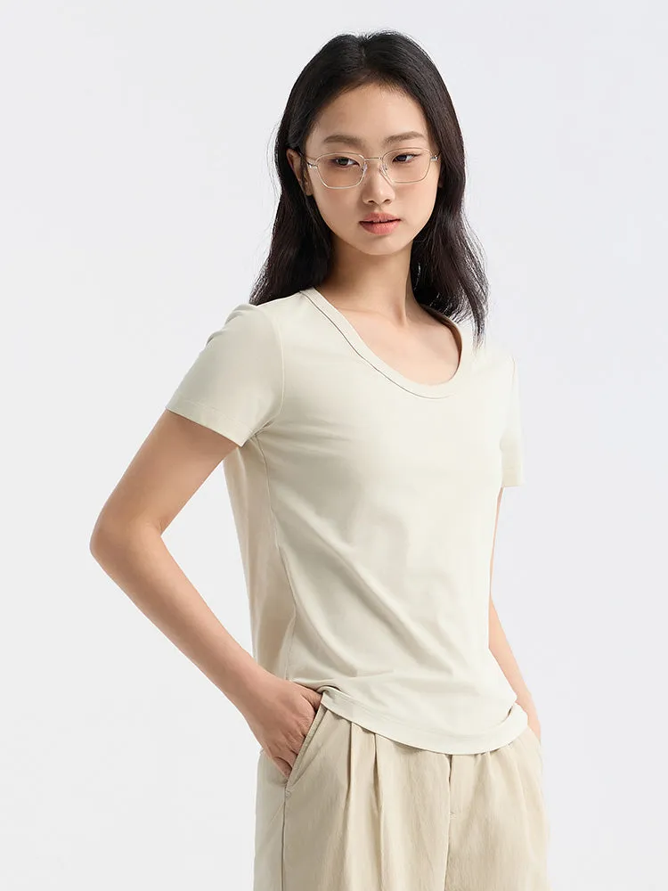 Semir Woman Slim Fit Other Short Sleeve T-shirts