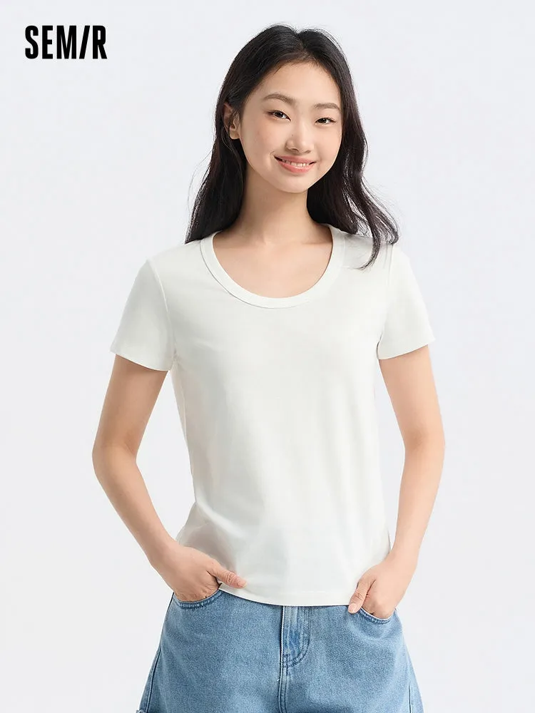 Semir Woman Slim Fit Other Short Sleeve T-shirts