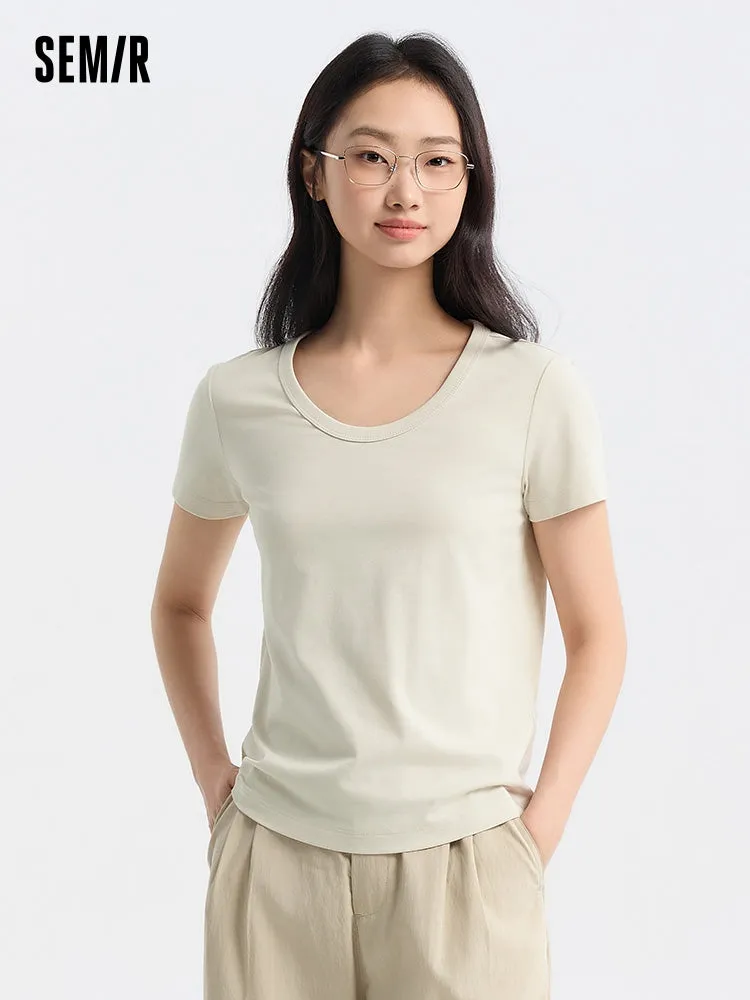 Semir Woman Slim Fit Other Short Sleeve T-shirts