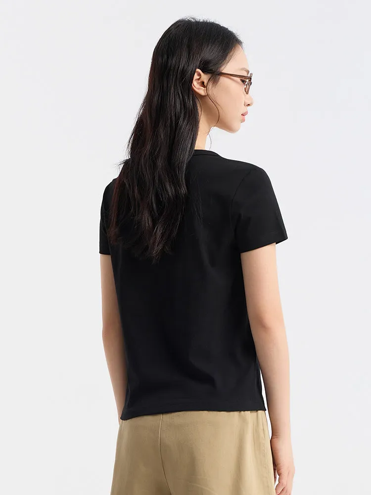 Semir Woman Slim Fit Other Short Sleeve T-shirts
