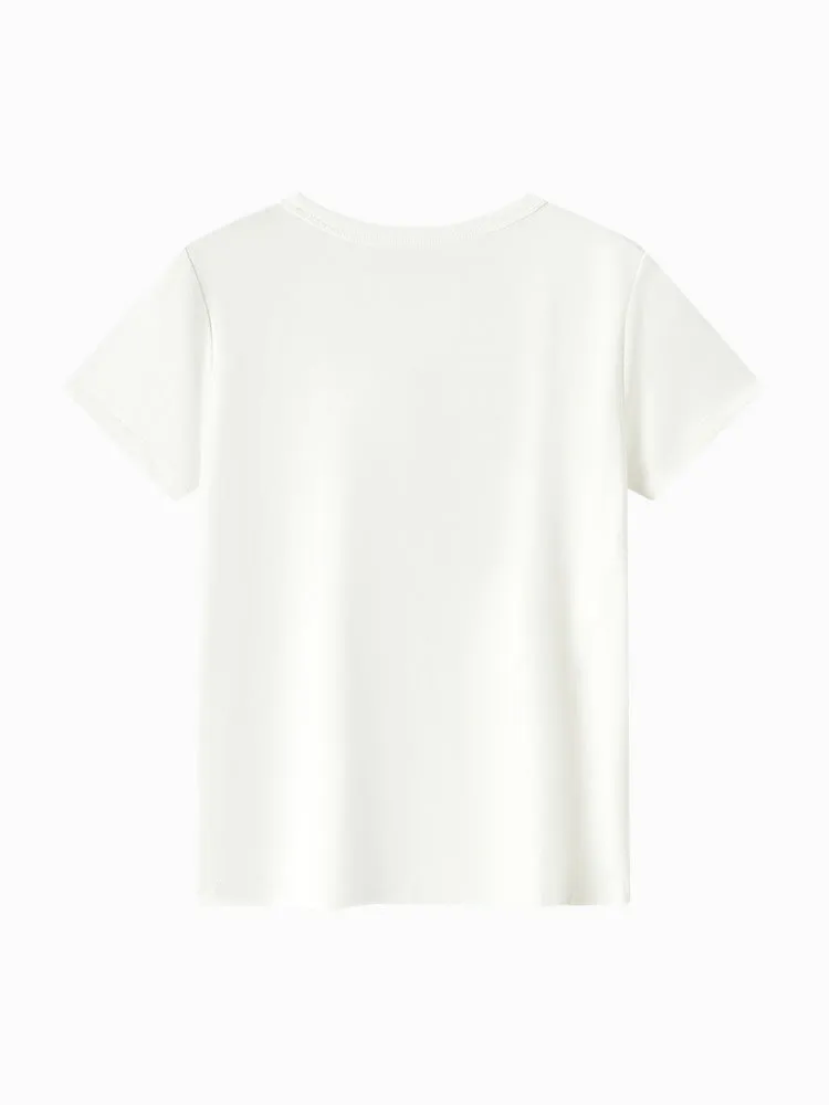 Semir Woman Slim Fit Other Short Sleeve T-shirts