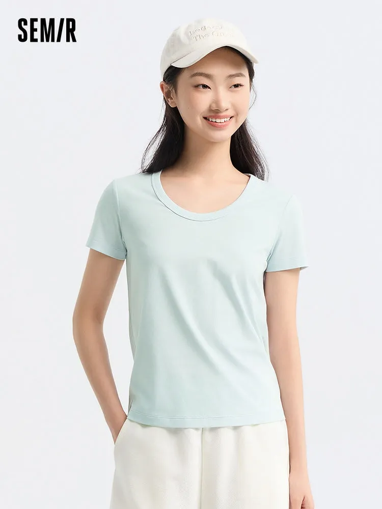 Semir Woman Slim Fit Other Short Sleeve T-shirts