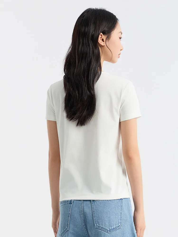 Semir Woman Slim Fit Other Short Sleeve T-shirts