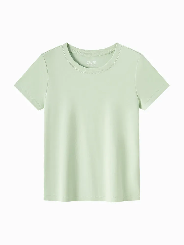 Semir Woman Slim Fit Other Short Sleeve T-shirts