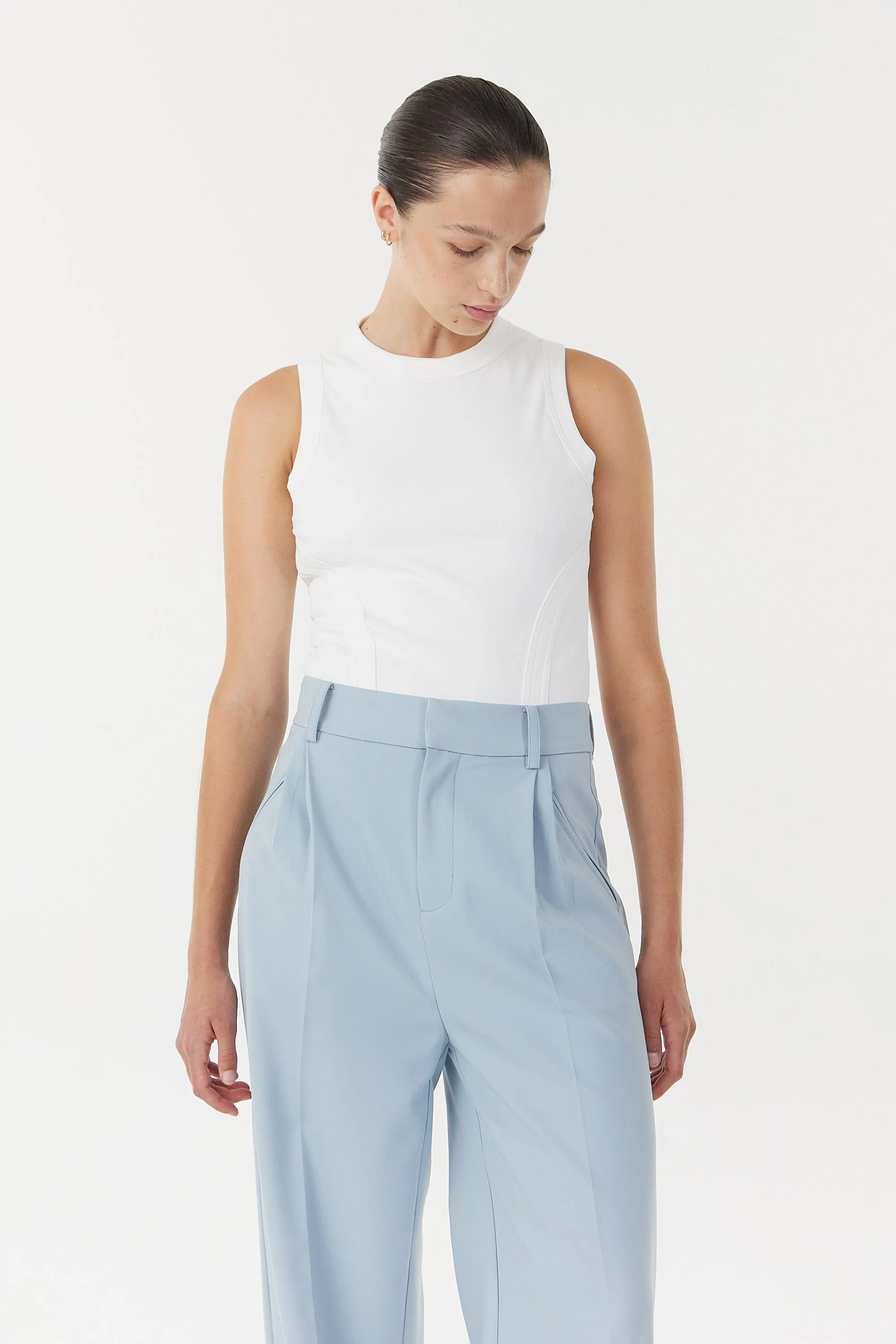 SKYLINE TAILORED TROUSERS | POWDER BLUE