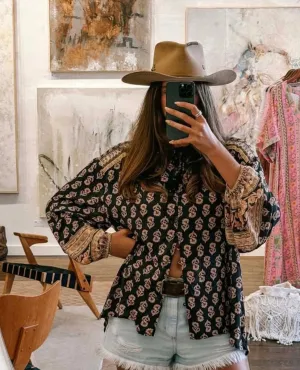 Spell Marmont Blouse Whiskey