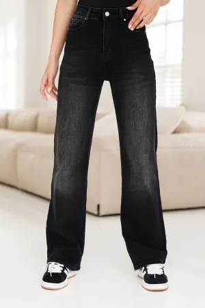 Straight leg jeans zwart - Zola