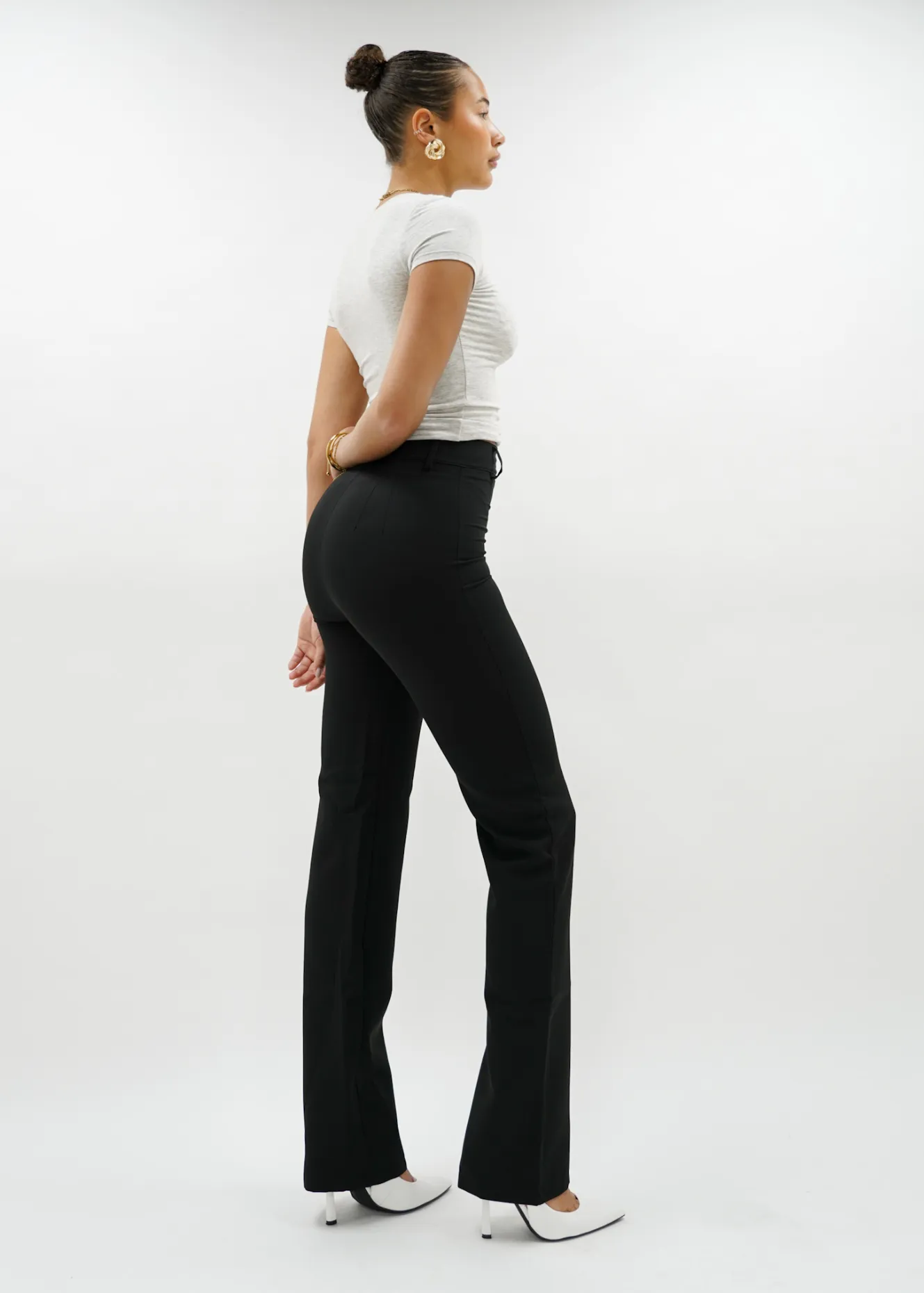 Straight leg pants classic black (TALL)