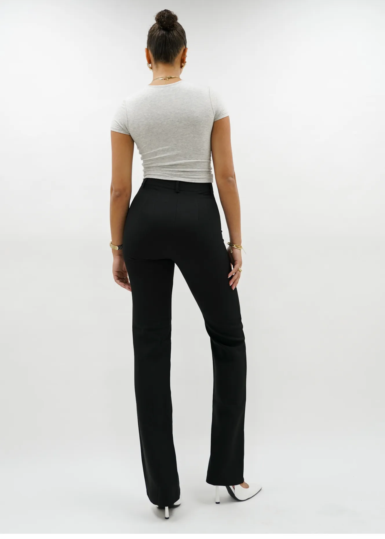 Straight leg pants classic black (TALL)