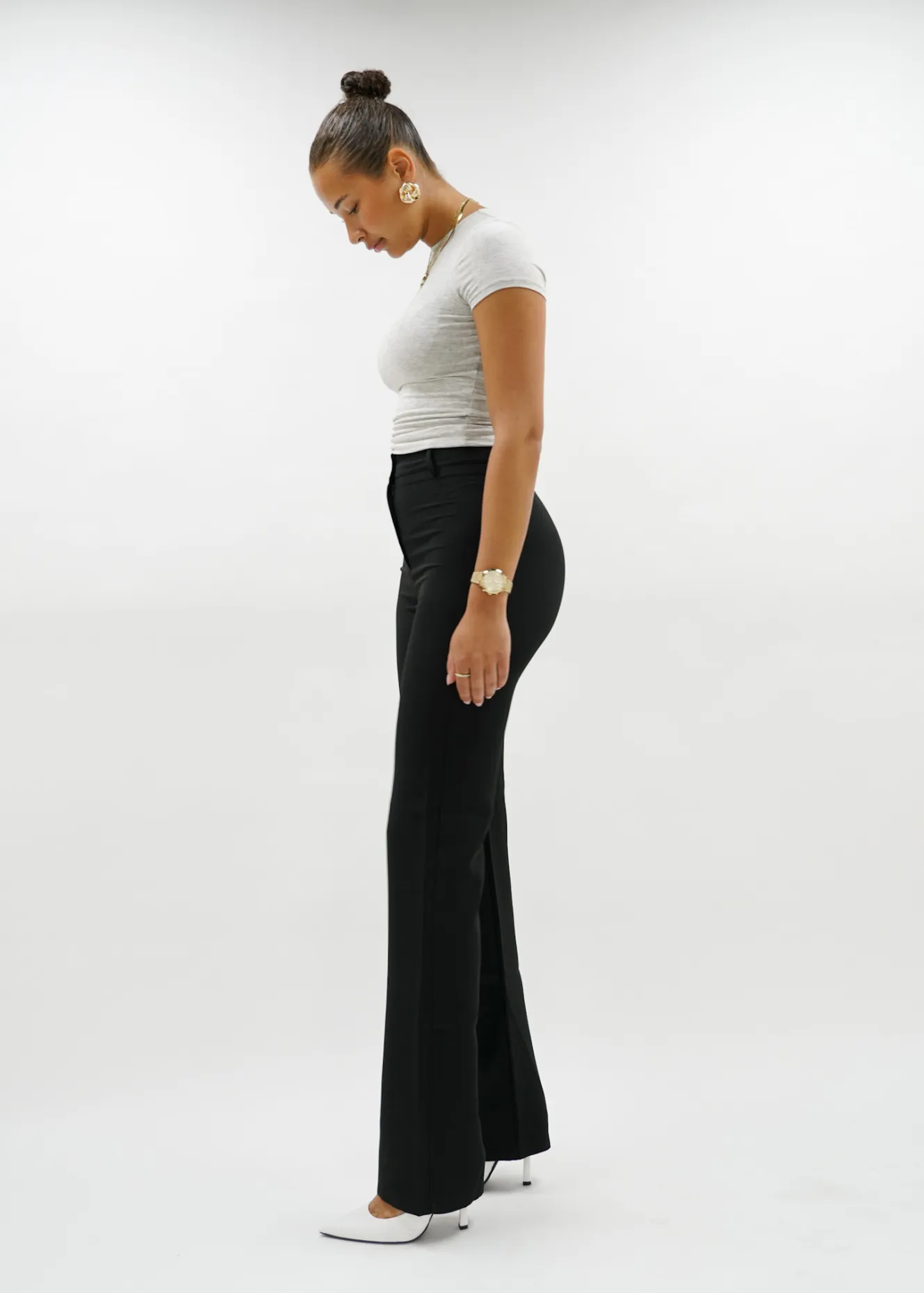 Straight leg pants classic black (TALL)