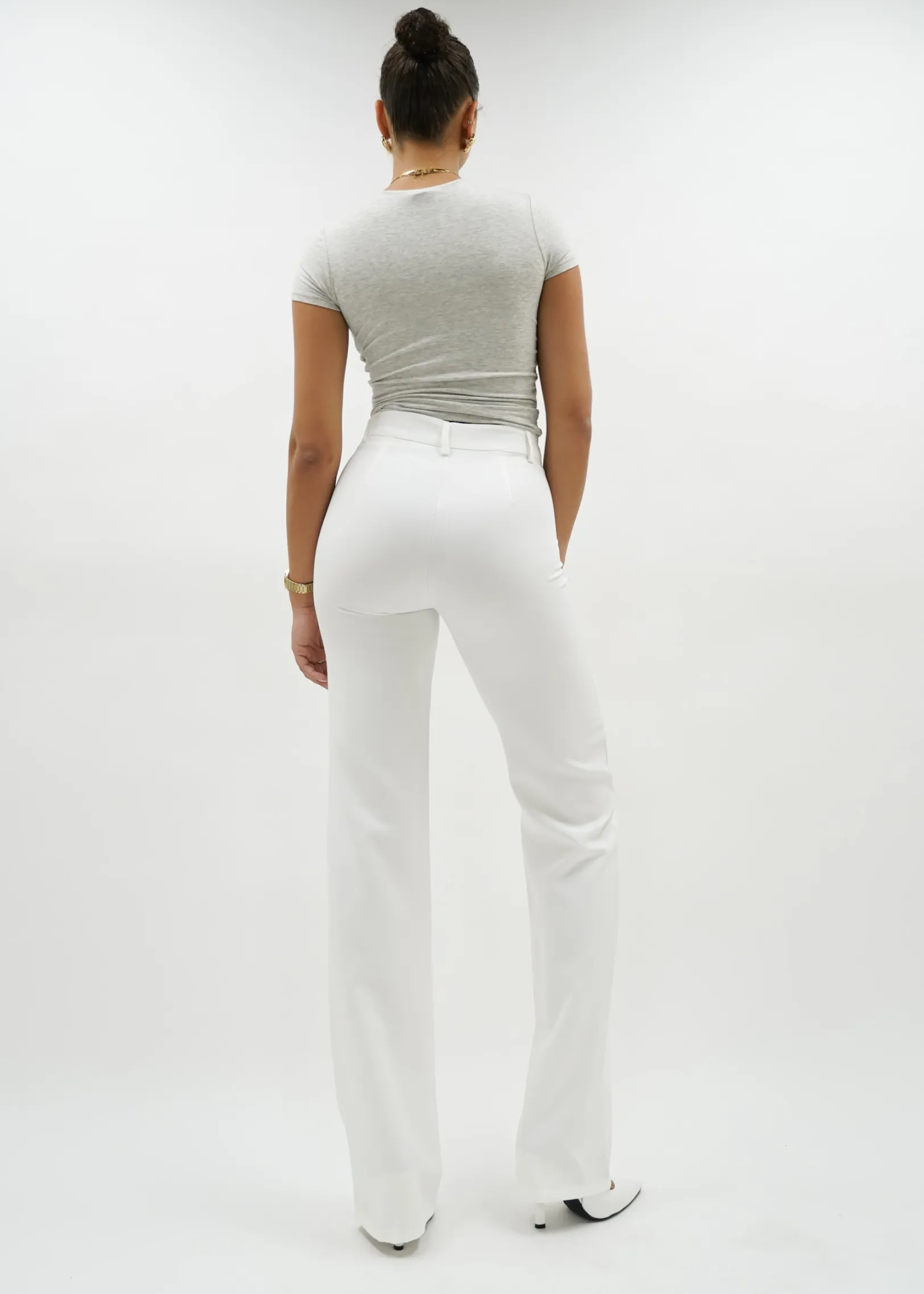 Straight leg pants classic white (TALL)
