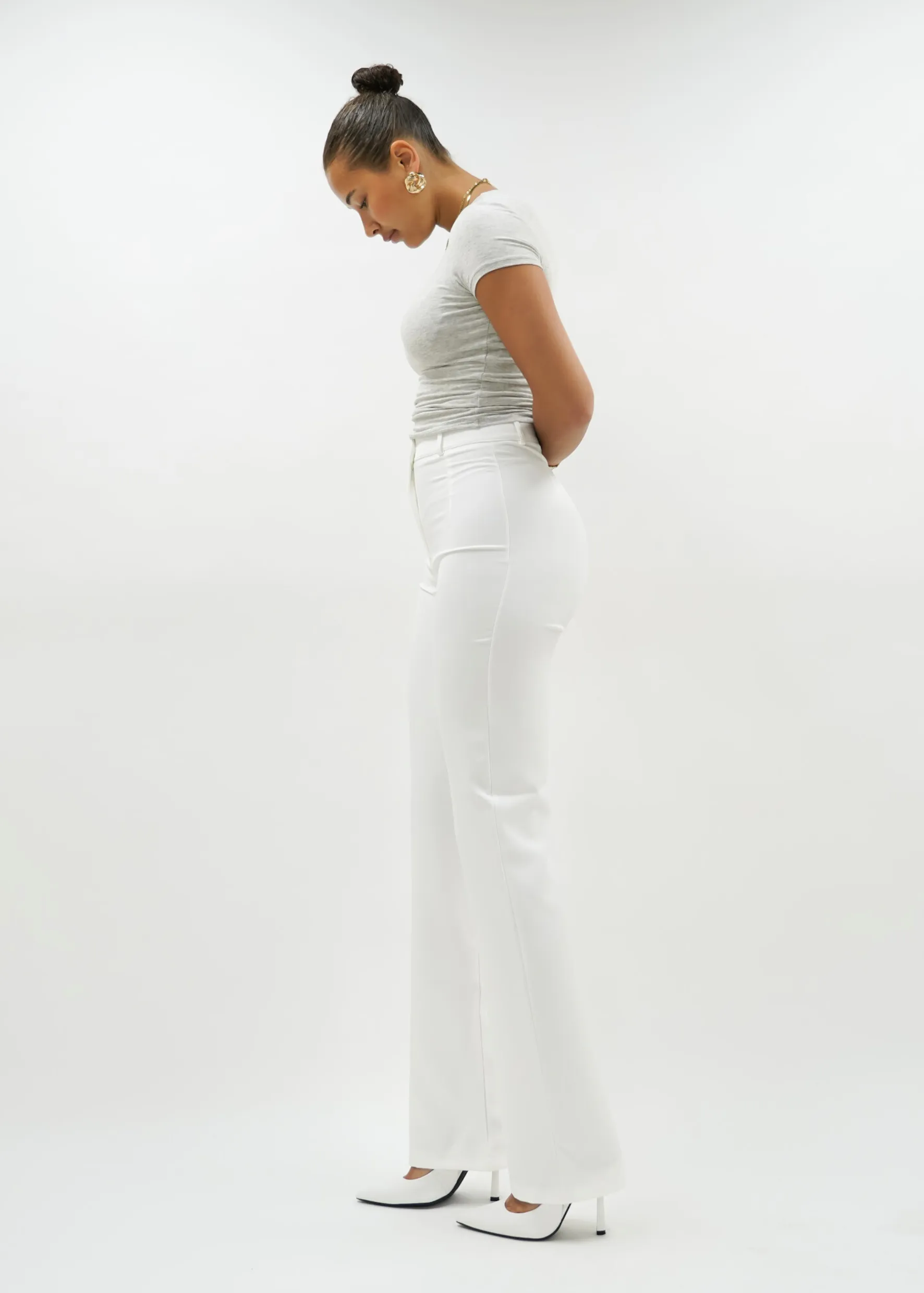 Straight leg pants classic white (TALL)