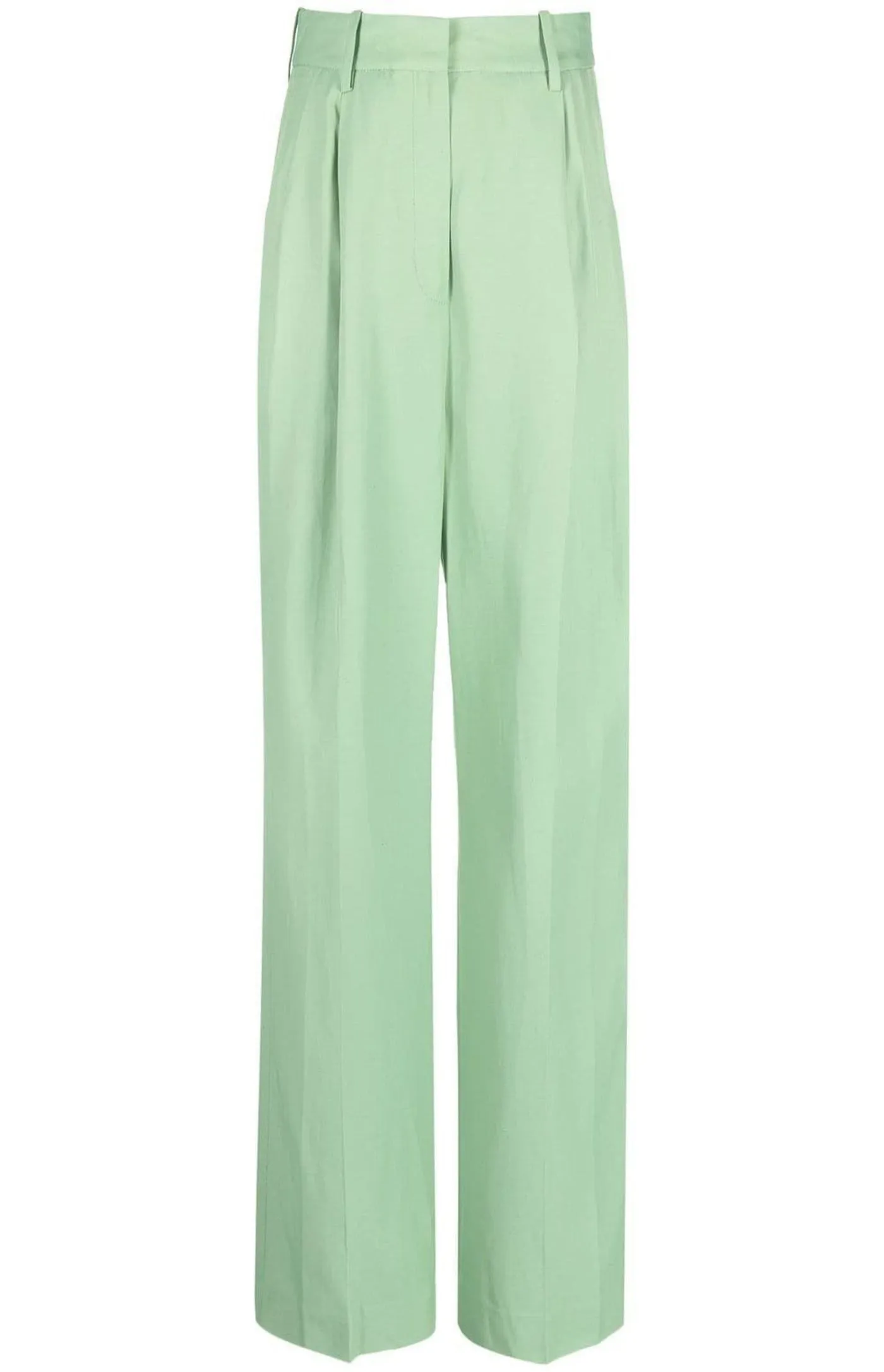 Straight-leg tailored trousers