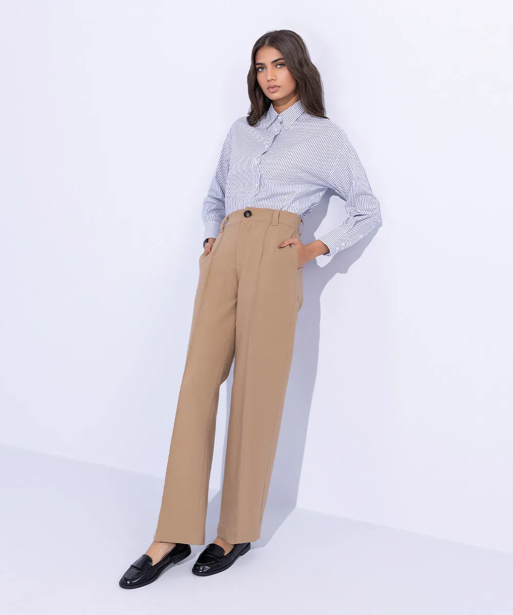Tailored Straight Fit Trousers