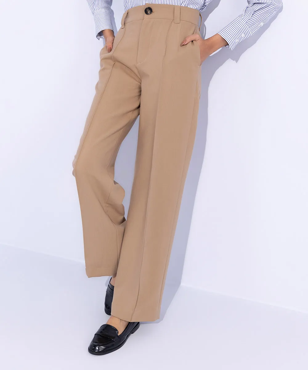 Tailored Straight Fit Trousers