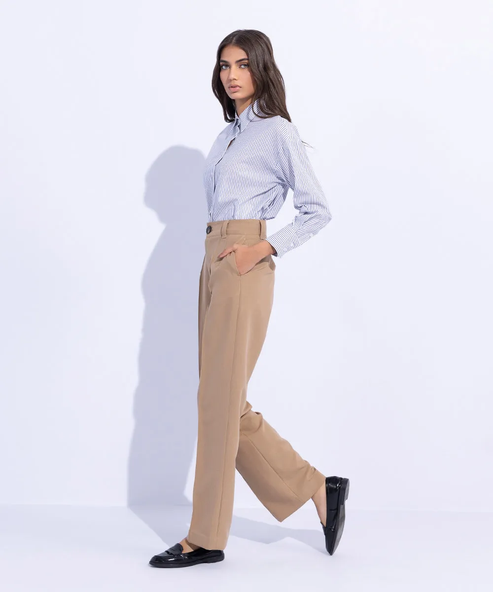 Tailored Straight Fit Trousers