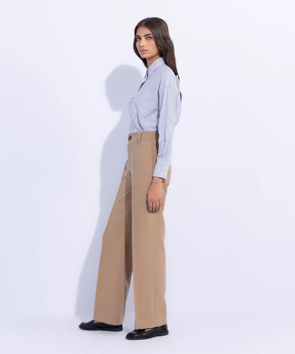 Tailored Straight Fit Trousers