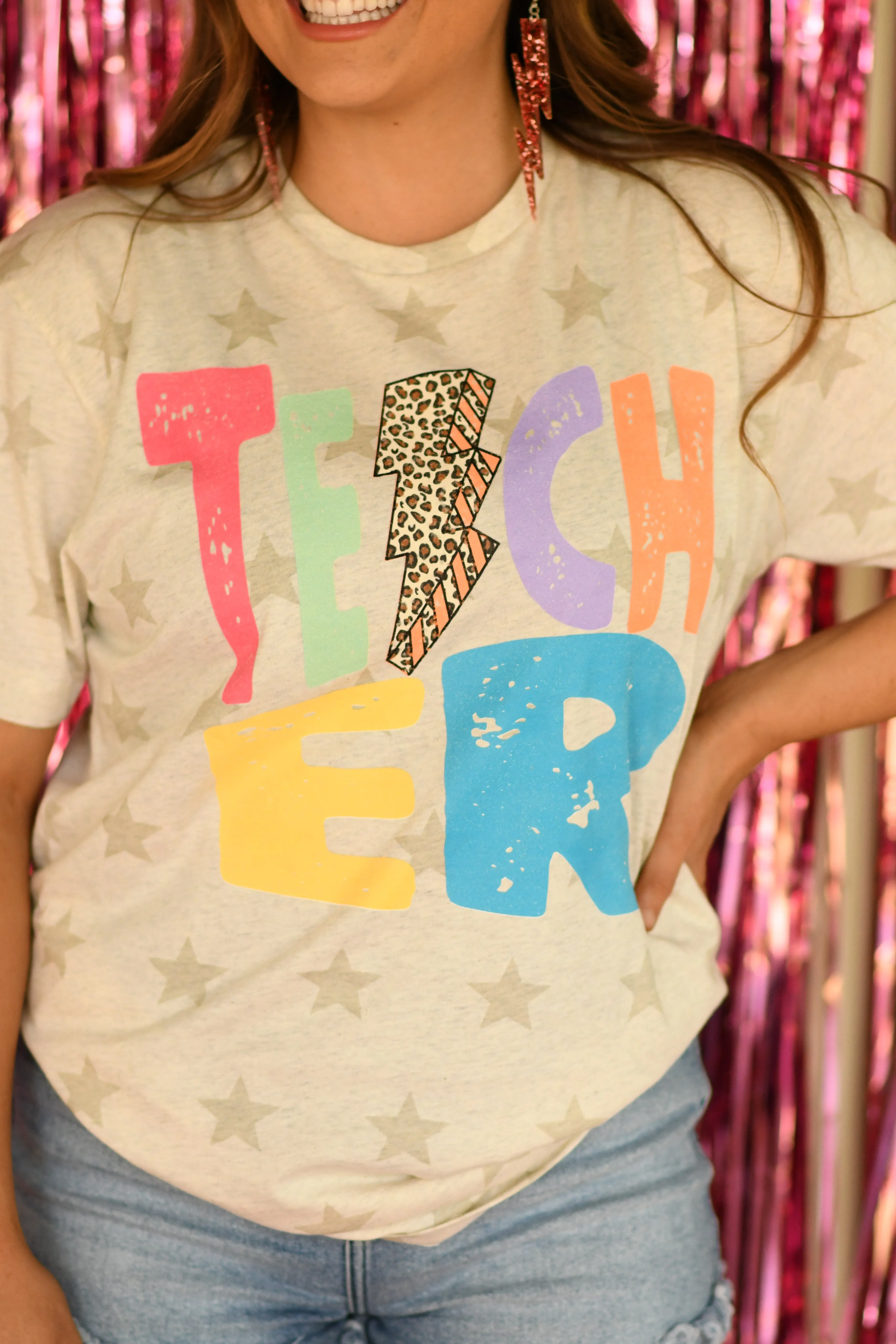 Teacher Bolt Graphic Tee