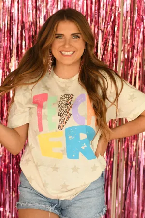 Teacher Bolt Graphic Tee