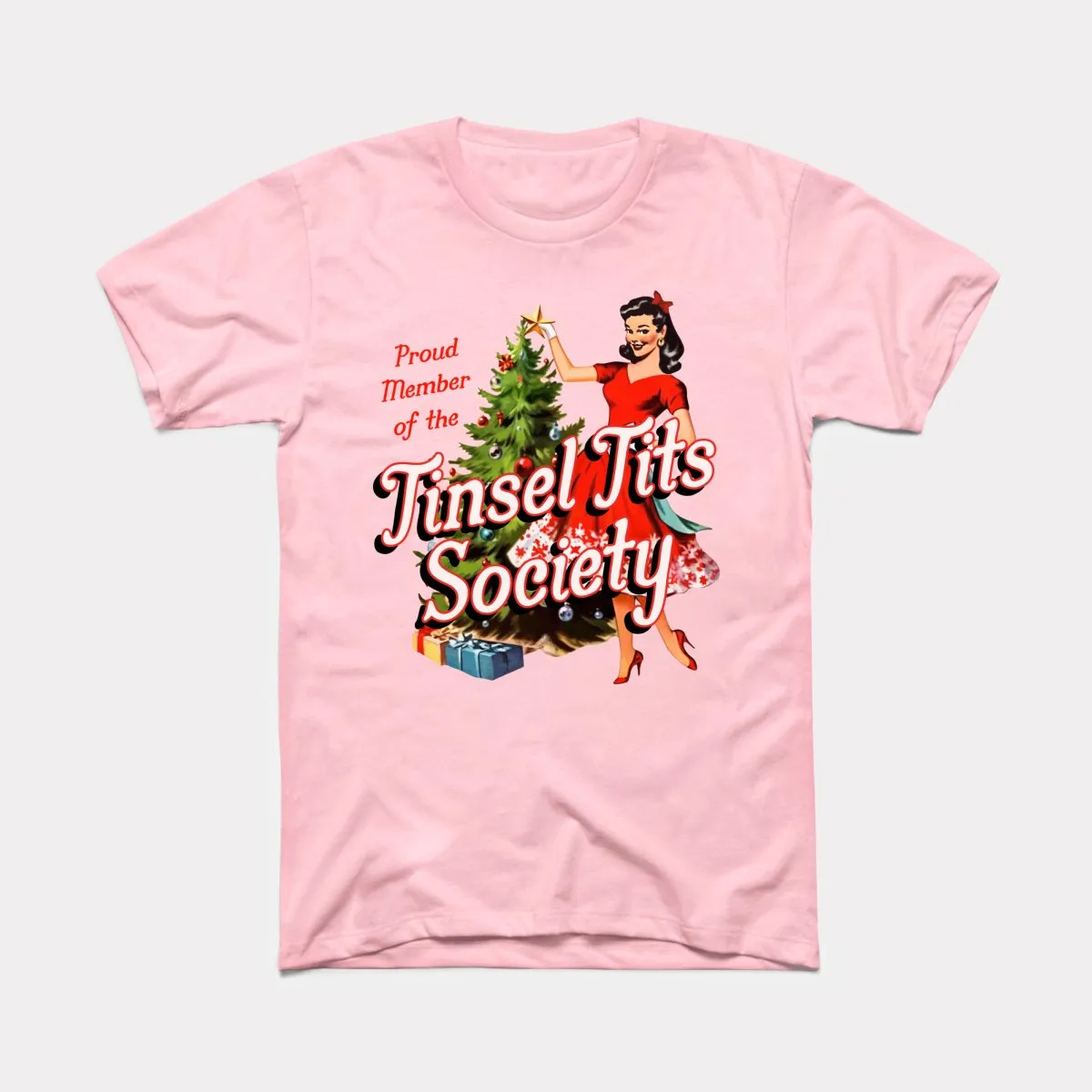 Tinsel Tits Society Adult Unisex Tee