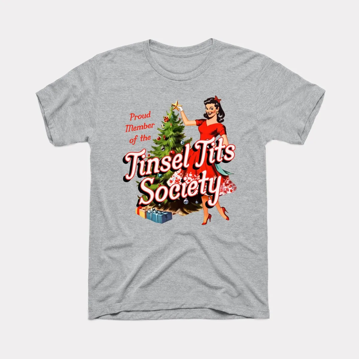 Tinsel Tits Society Adult Unisex Tee