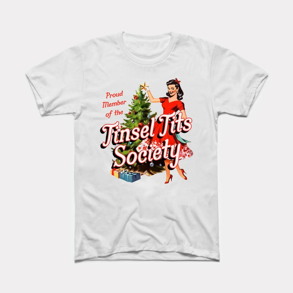 Tinsel Tits Society Adult Unisex Tee