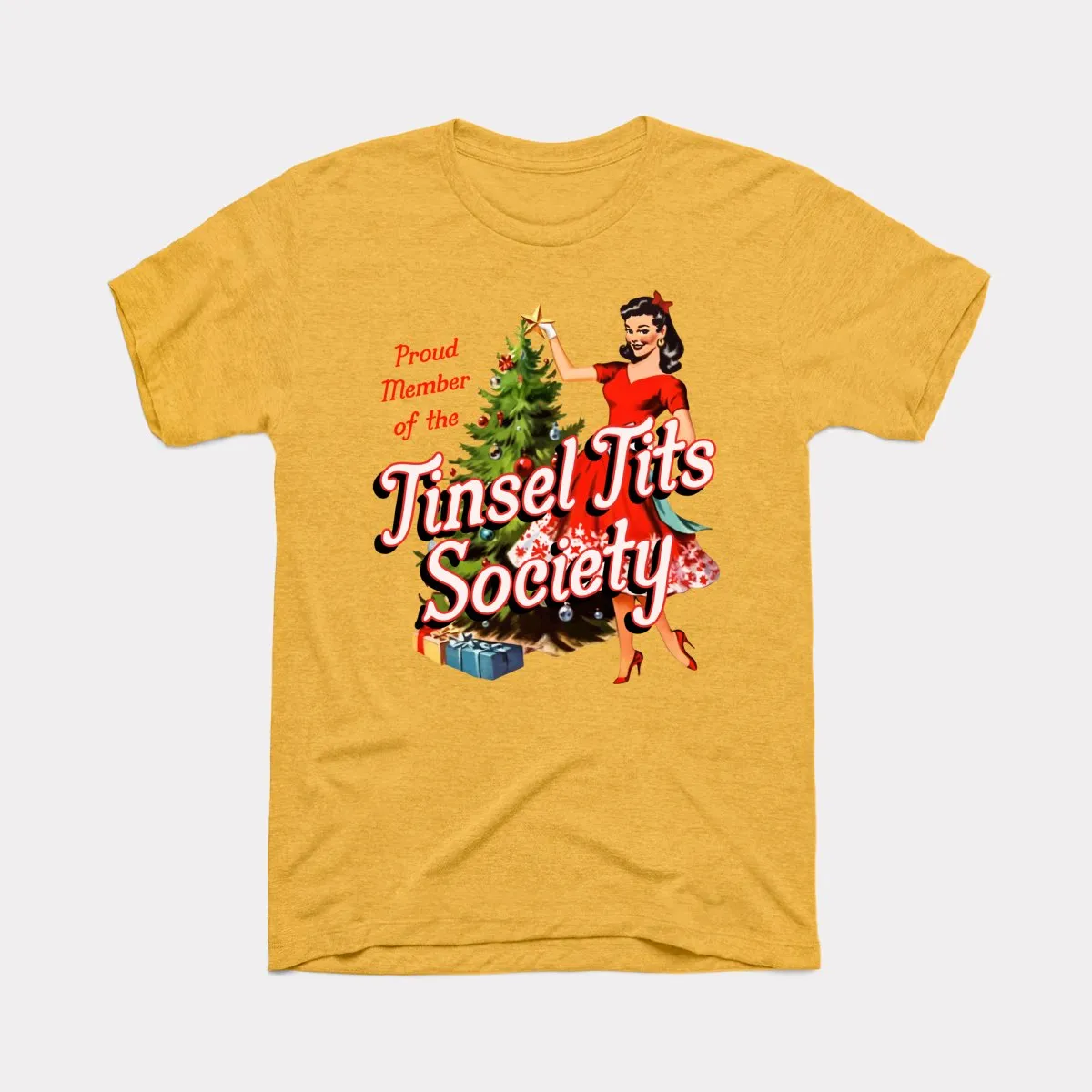 Tinsel Tits Society Adult Unisex Tee