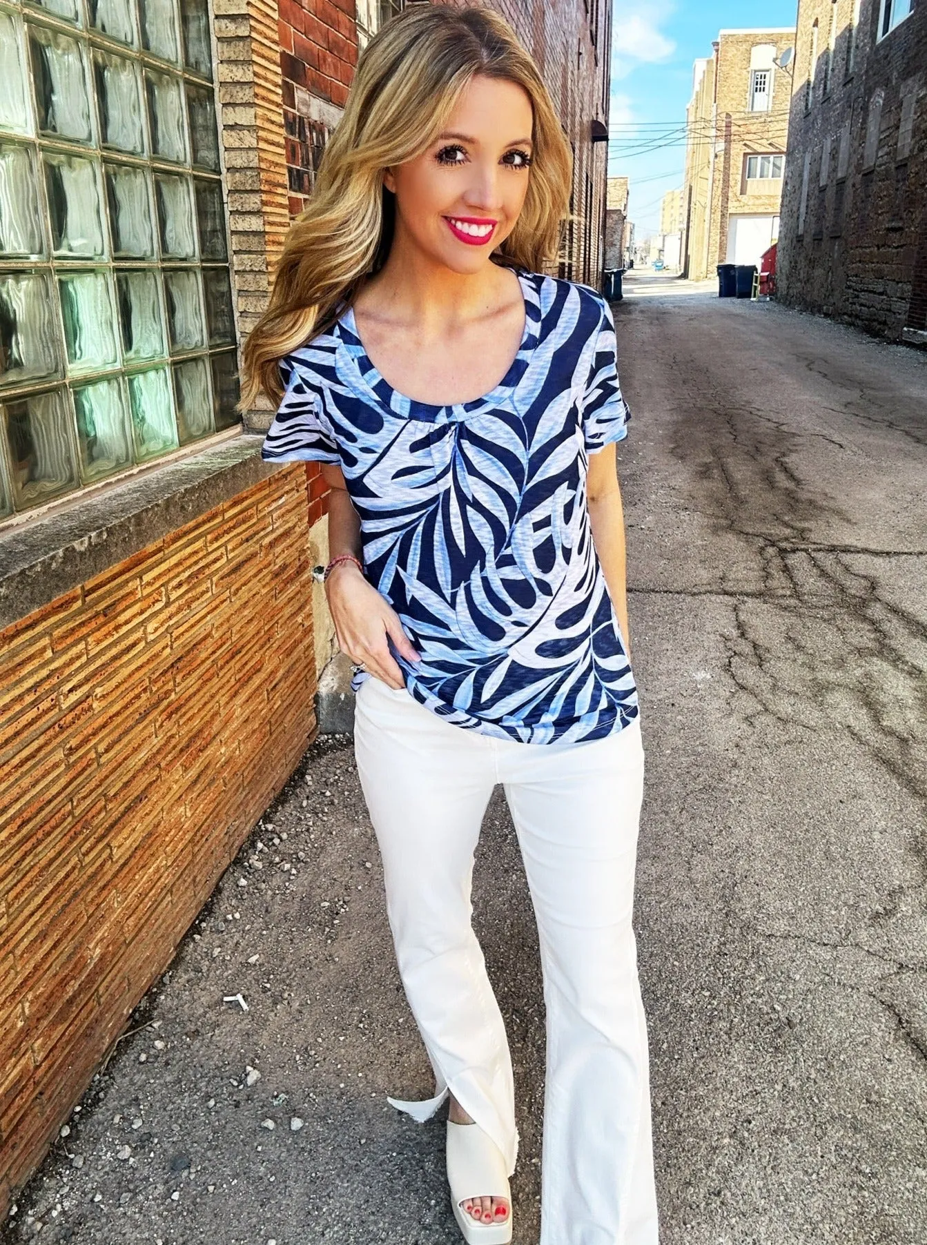 Tribal Palms of Paradise Top