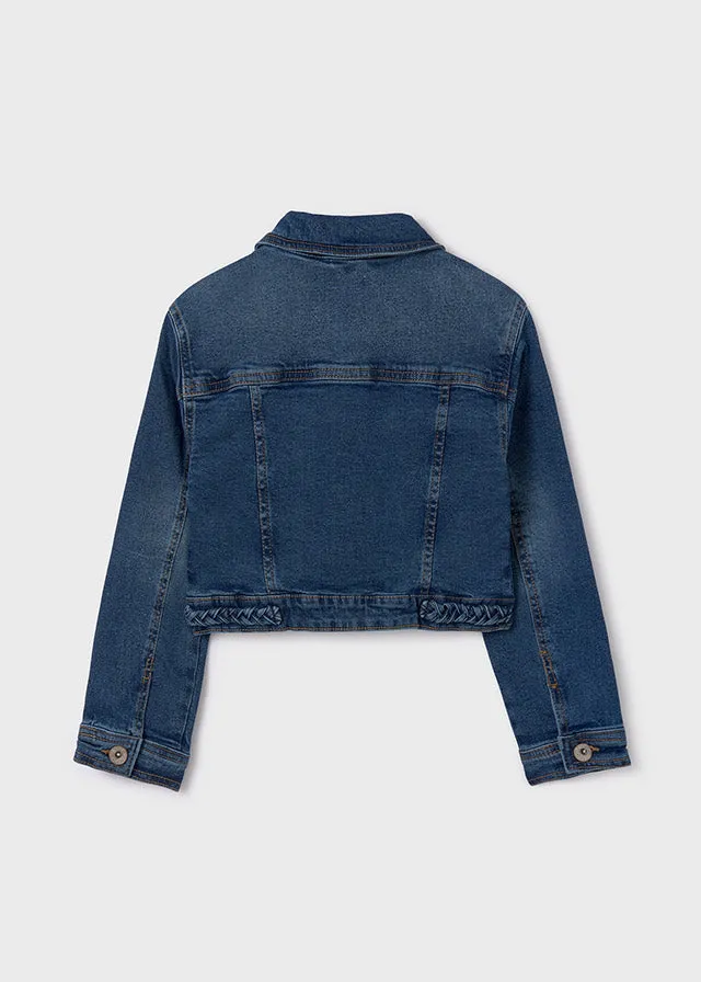 tween braid pocket denim jacket