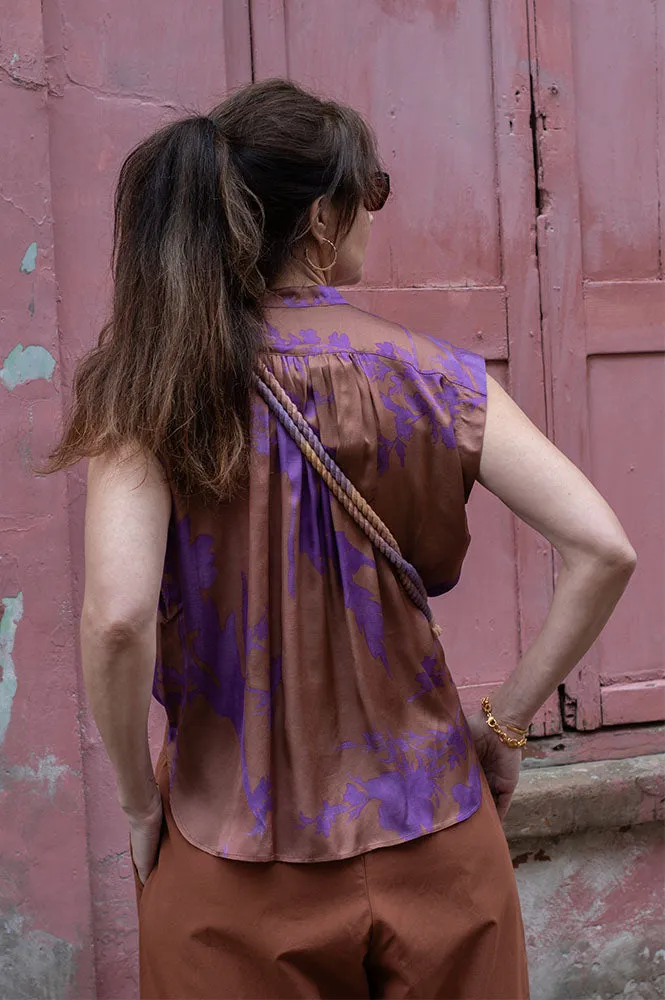 Vanessa Bruno Clio Caramel Blouse