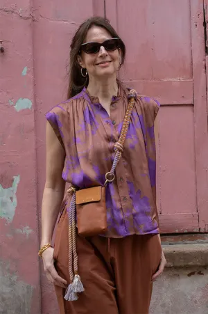 Vanessa Bruno Clio Caramel Blouse