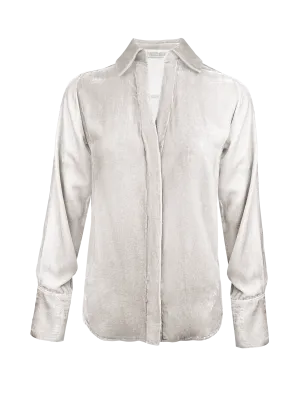 Velvet Runway Shirt Antique White