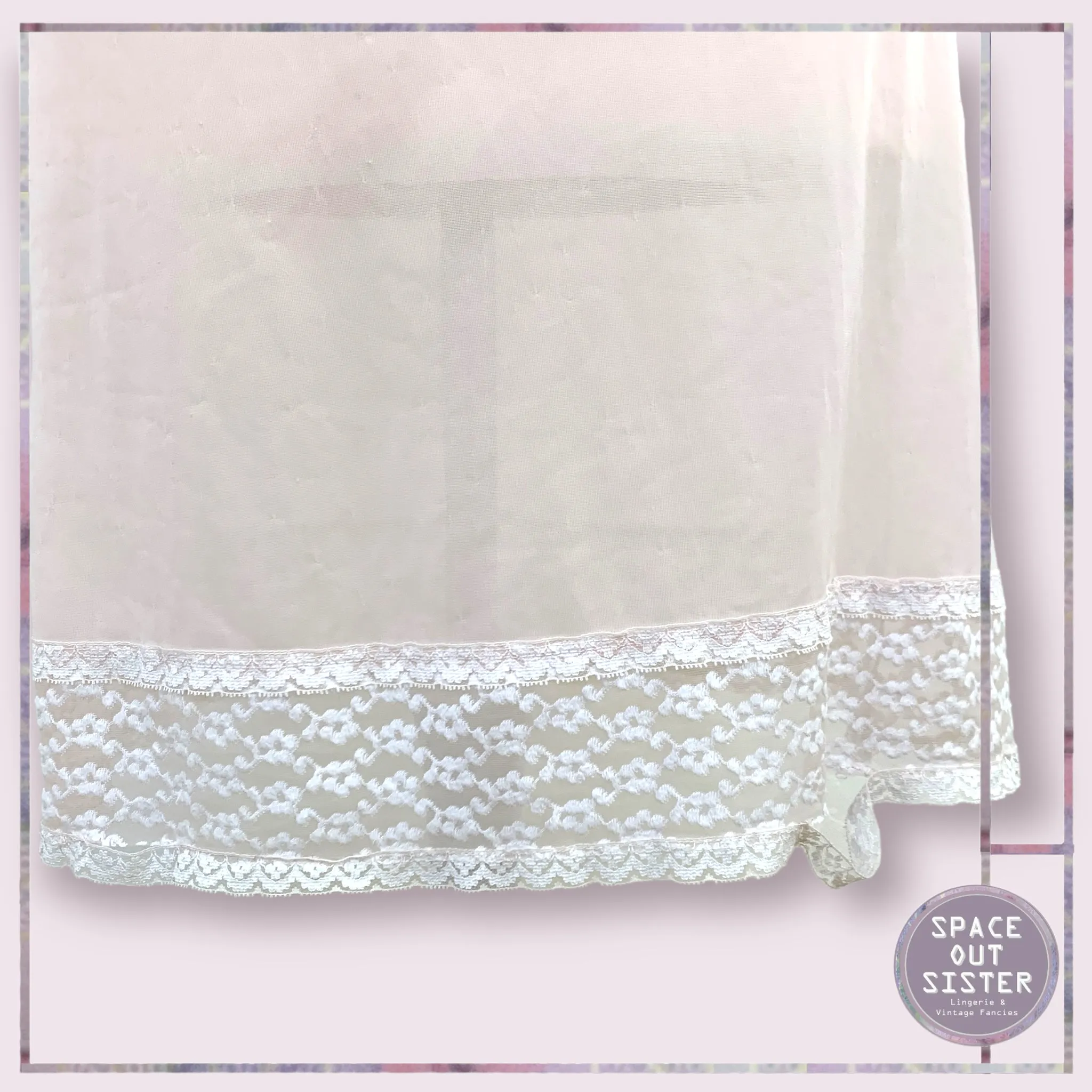 Vintage Barely There Pink Slip