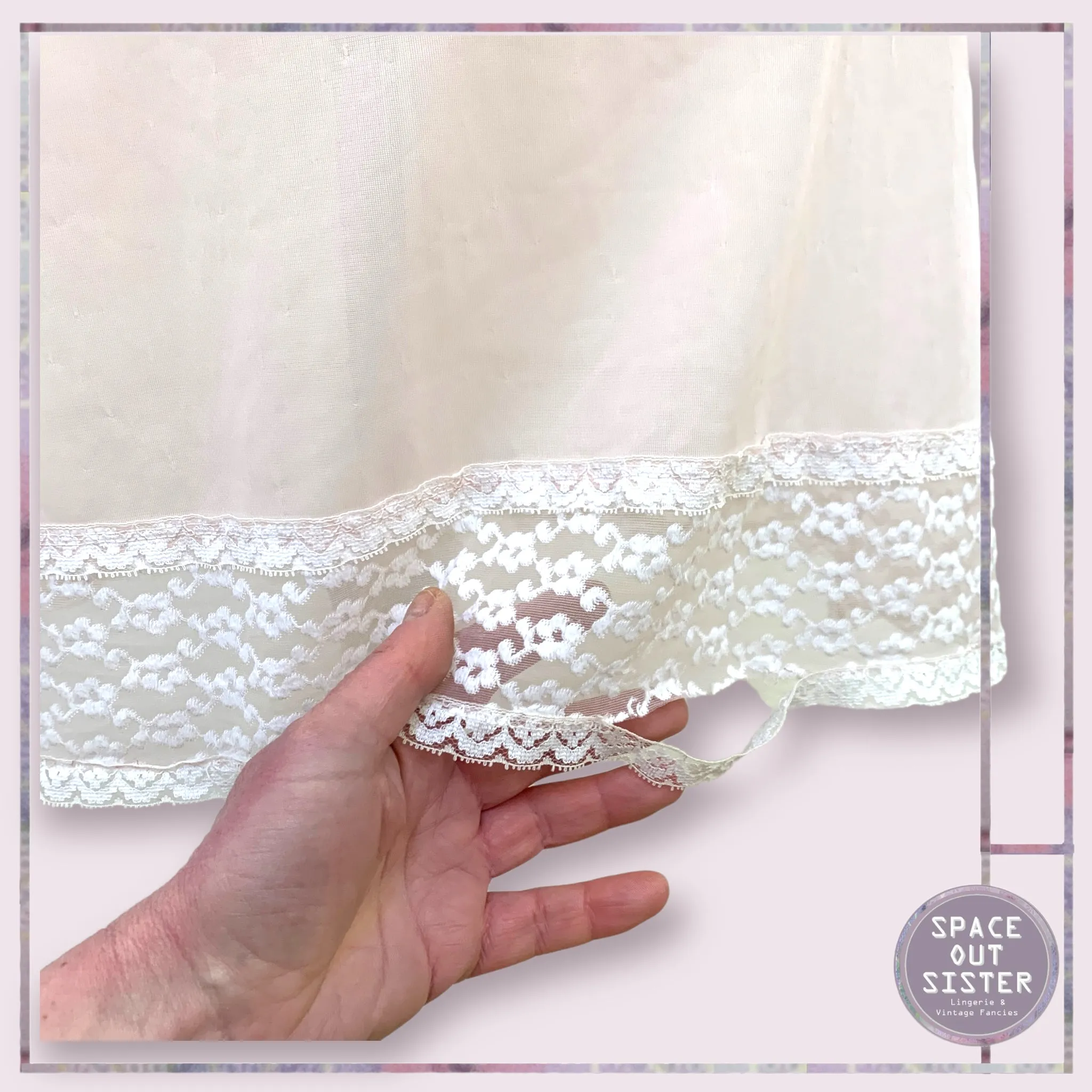 Vintage Barely There Pink Slip