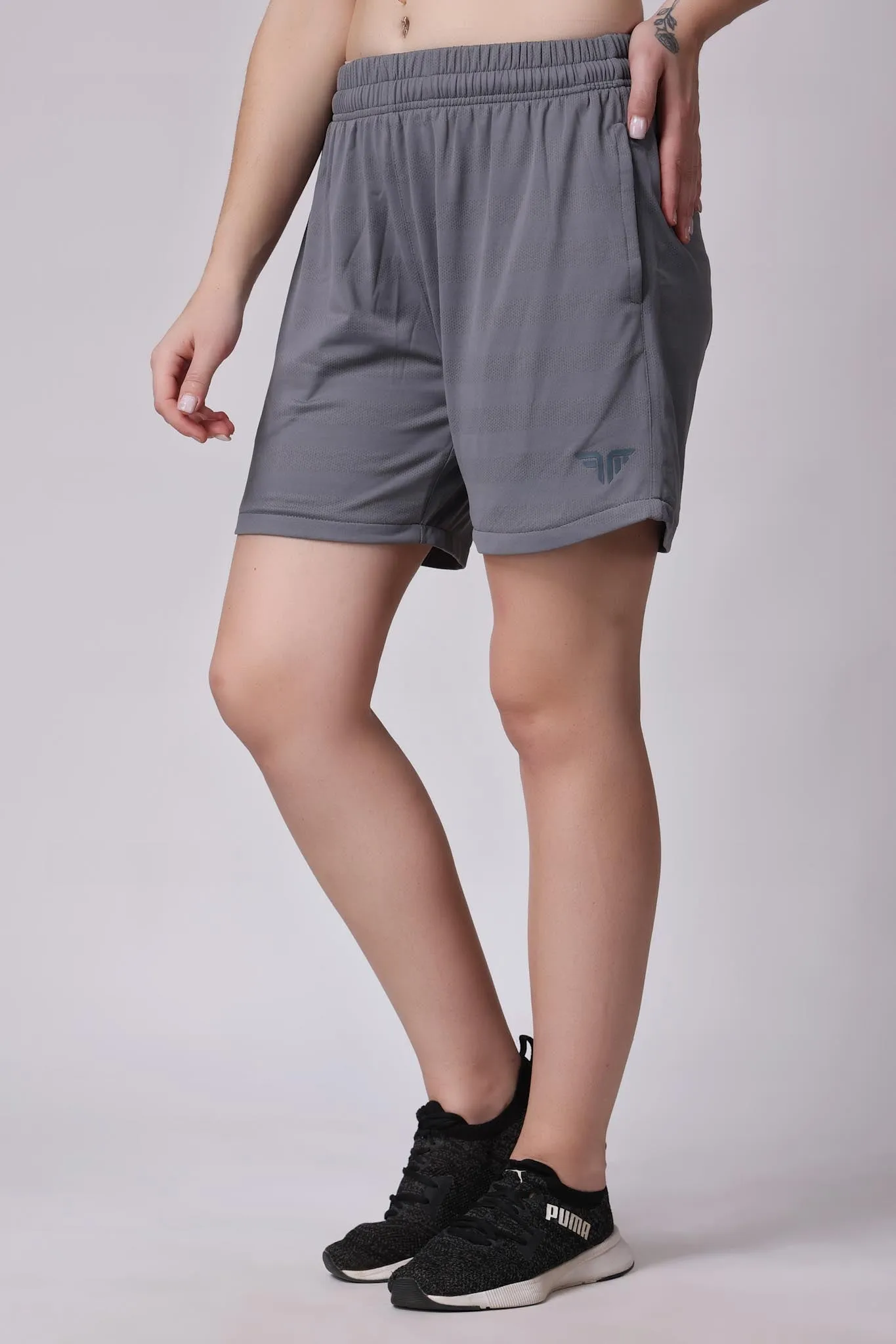 Women's Travel Shorts - Grey