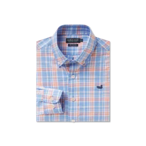 Youth Grainger Performance Plaid Dress Shirt