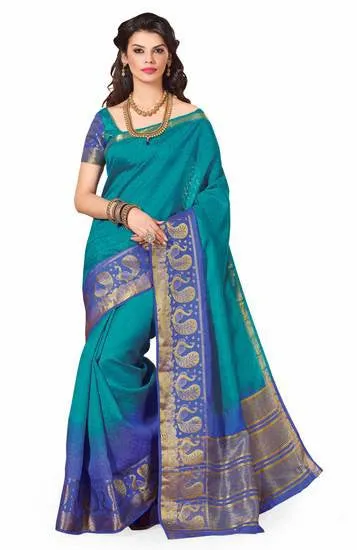 Zari Decorated Silk Fabulous Specialized Grand Art Silk Beige Saree